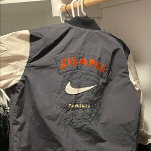 Nike Siempre Familia Black and Orange Jacket